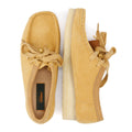 Clarks Originals Wallabee Wildleder Damenschuhe In Braun