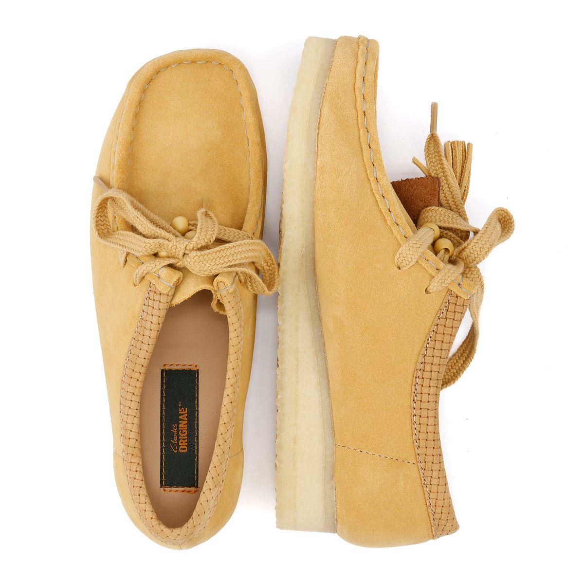 Clarks Originals Wallabee Wildleder Damenschuhe In Braun