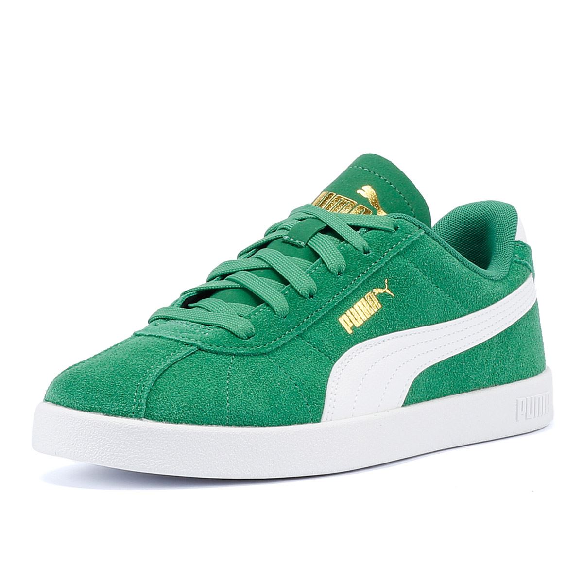 Puma Club II Grüne Wildleder Turnschuhe