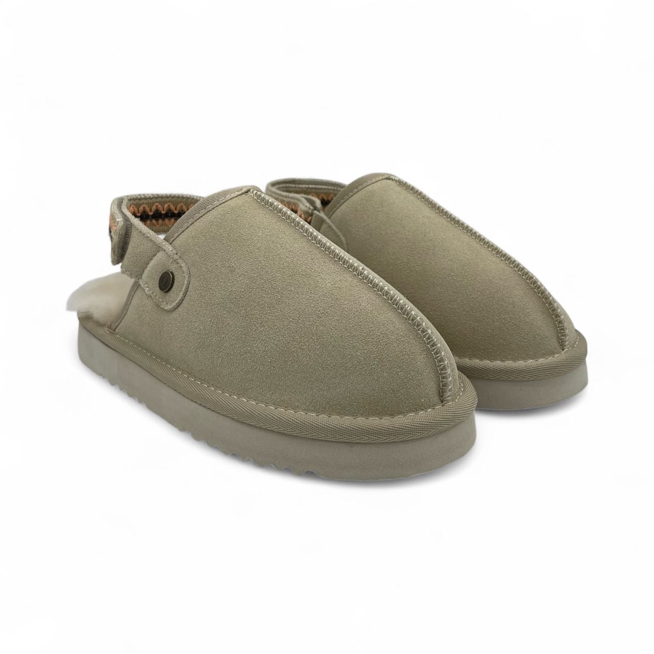 Osprey London The Constellation Wildleder Damen Beigen Hausschuhe