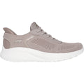 Skechers BOBS Sport Squad Chaos Textile Damen-Taupe-Sneaker