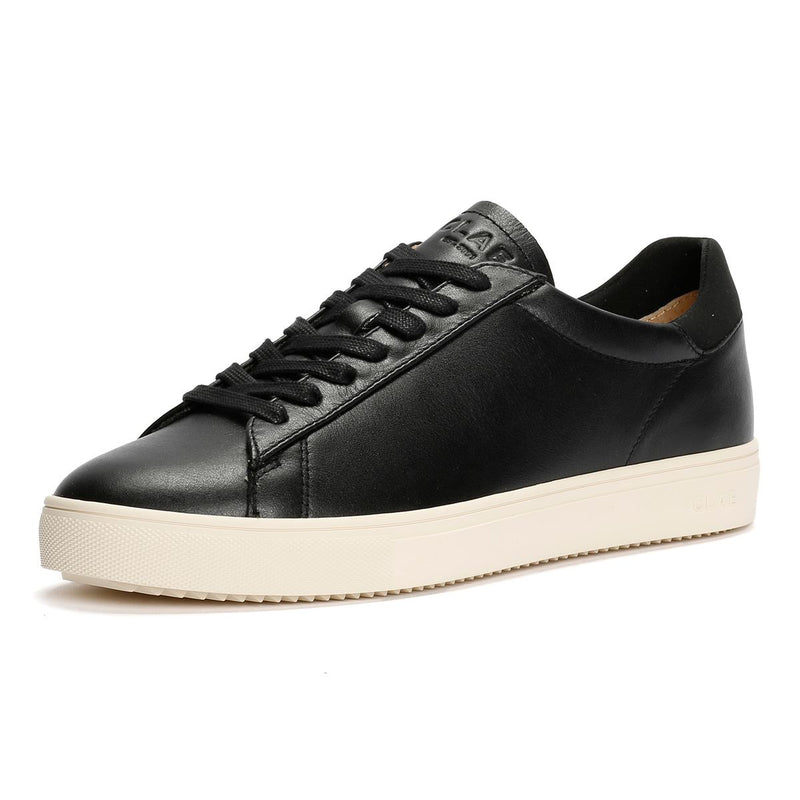 Clae Bradley Herren Schwarz Leder Sneakers