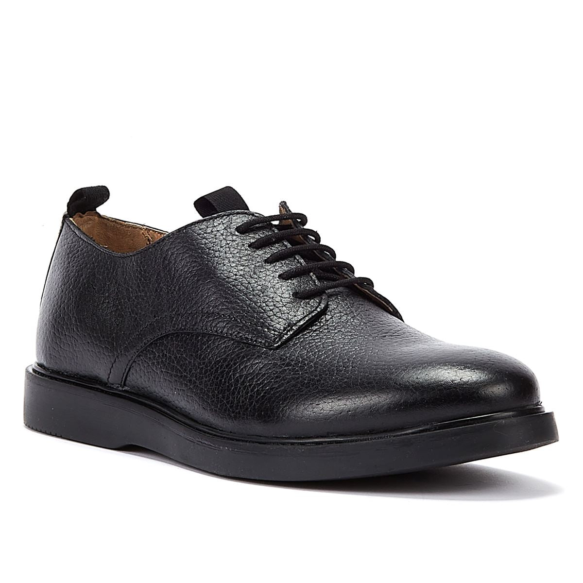 Hudson Barnstaple Lace Up Lederschuh Herren Schwarz Casual