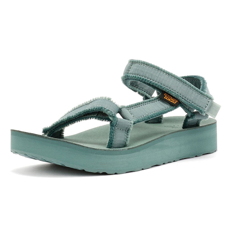 Teva Midform Universal Canvas Damen Sandalen In Grün
