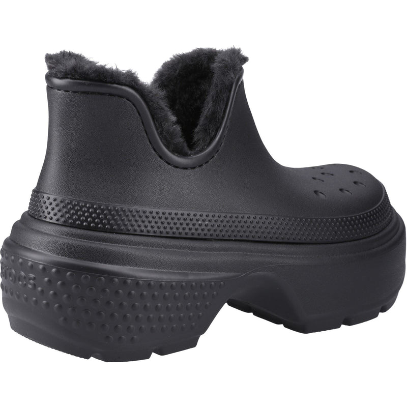 Crocs Stomp Shorty Damenstiefel Aus Thermoplastischem Material In Schwarz