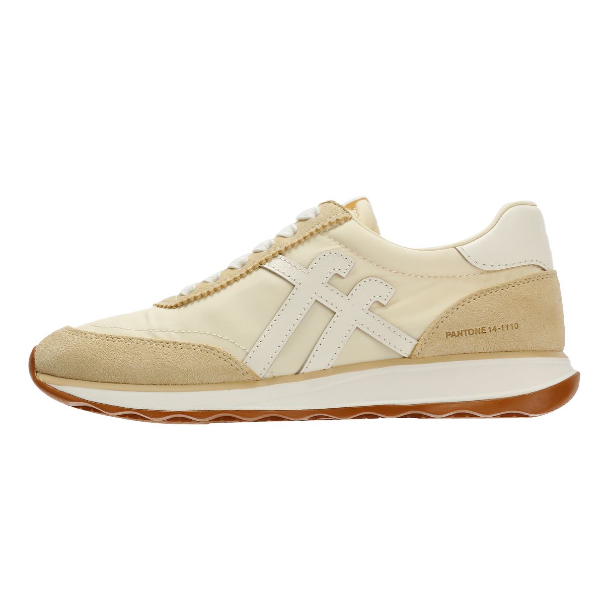 FitFlop X Pantone Retro-Q Wildleder Damen Gelbe Sneaker