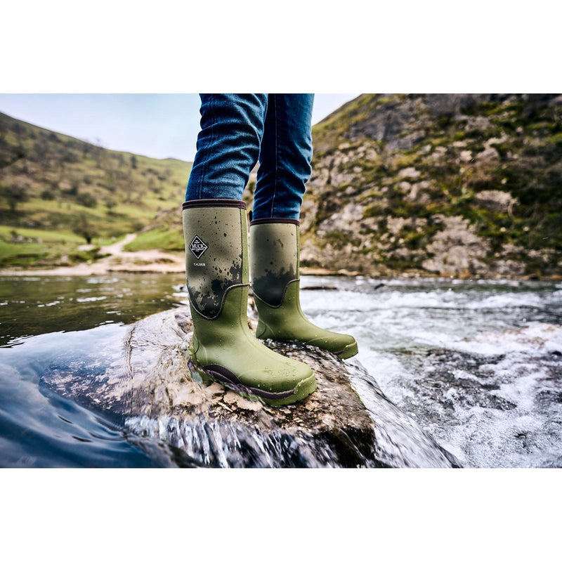 Muck Boots Calder Gummistiefel Mit Olivenmuster