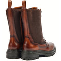 Pod Polly Leder /Textil-Damenstiefel In Tan