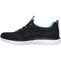 Skechers Summits New Nature Textile Damen-Sneaker In Schwarz/Mehrfarbig