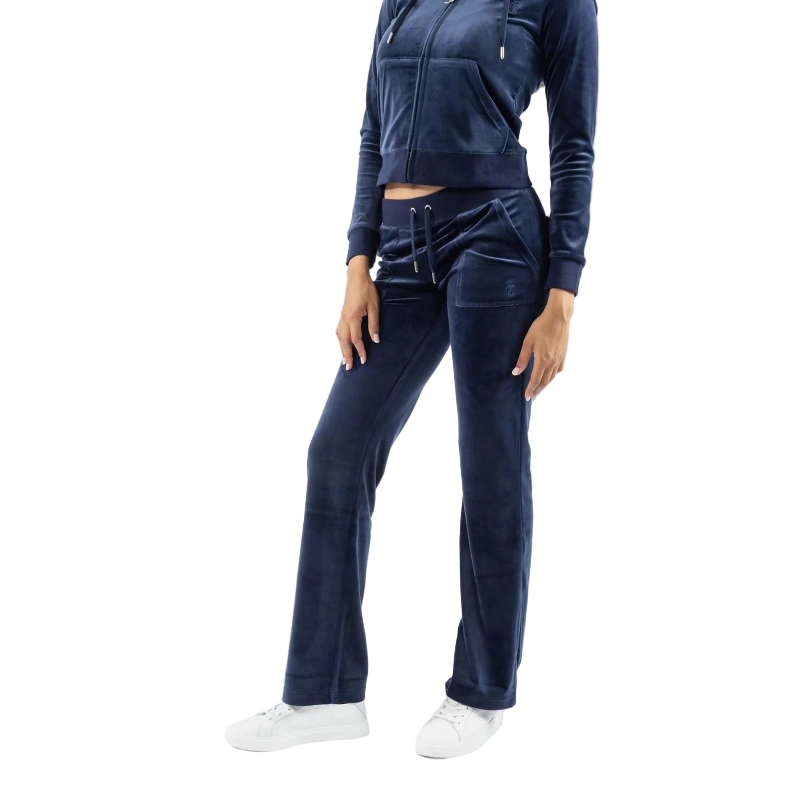 Juicy Couture Del Ray Polyester Damen Blaue Jogginghosen
