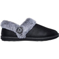 Skechers Cozy Campfire French Toast 2 Textil Damen Hausschuhe In Schwarz
