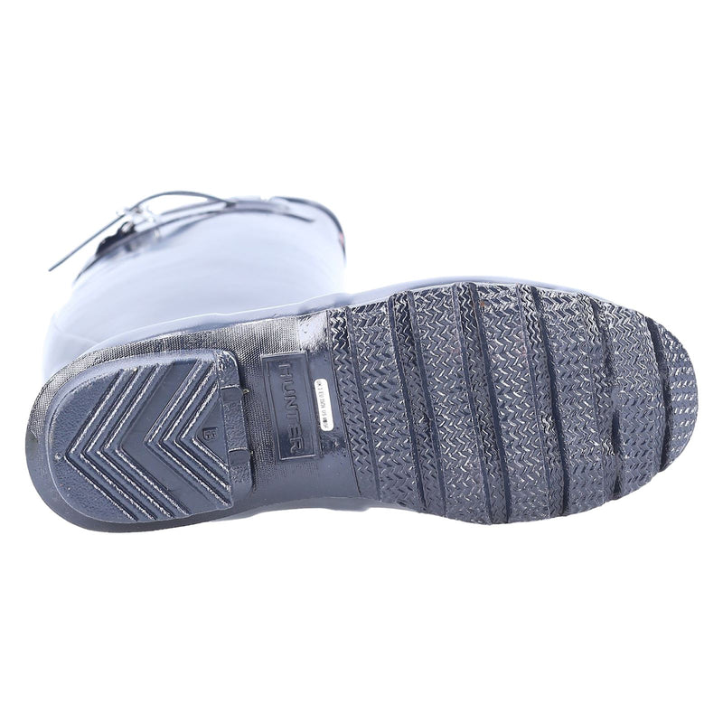 Hunter Original Tall Gloss Gummistiefel Für Damen In Marineblau