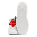 Karl Lagerfeld Kapri Valentine Pendant Damen Sneaker Aus Weißem Leder
