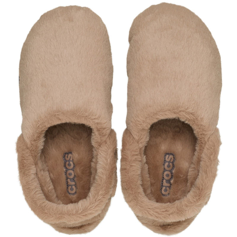 Crocs Classic Unfurgettable Polyester Damen Milchschokoladen Clogs