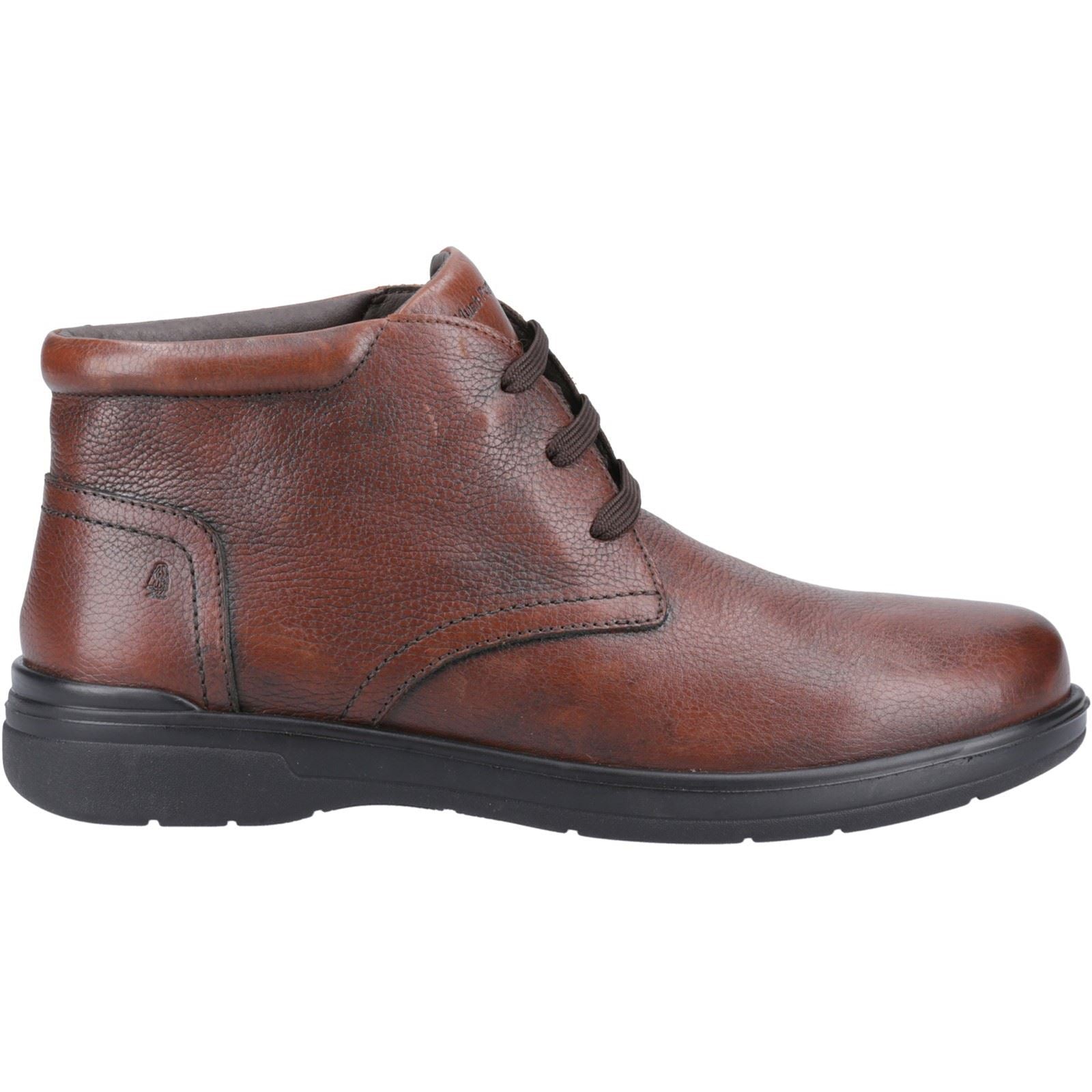 Hush Puppies Malcolm Leder Herren Braune Stiefel