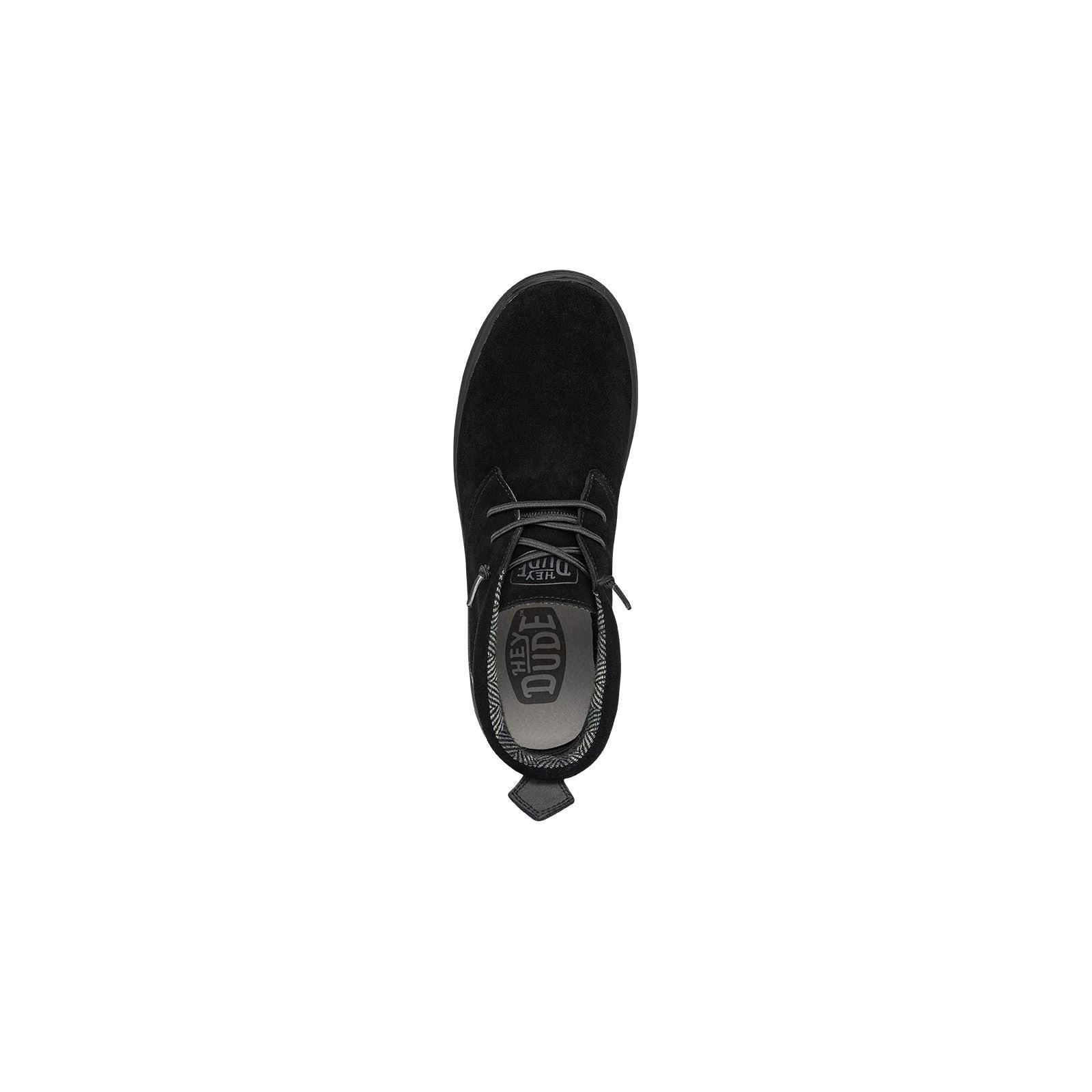 HEYDUDE Jo Wildleder Herren Jet Black Stiefel