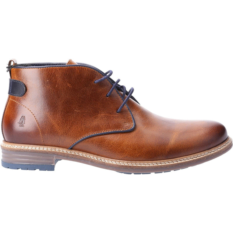 Hush Puppies Jonas Chukka Leder Herren Stiefel In Tan