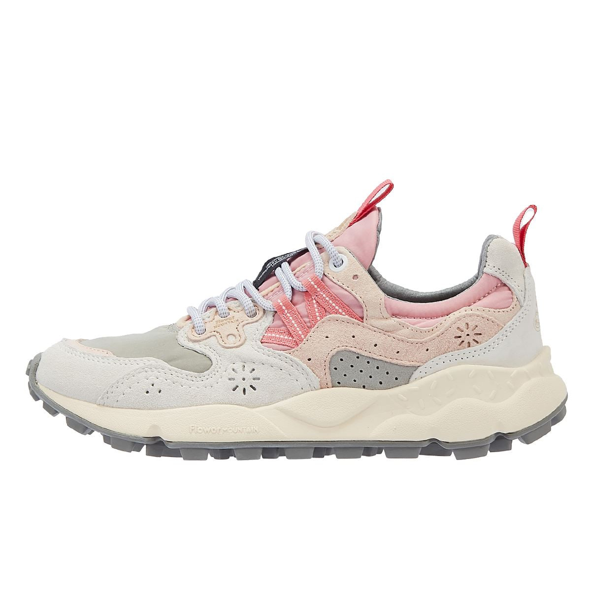 Flower Mountain Yamano 3 Rosa/Graue Wildleder Turnschuhe