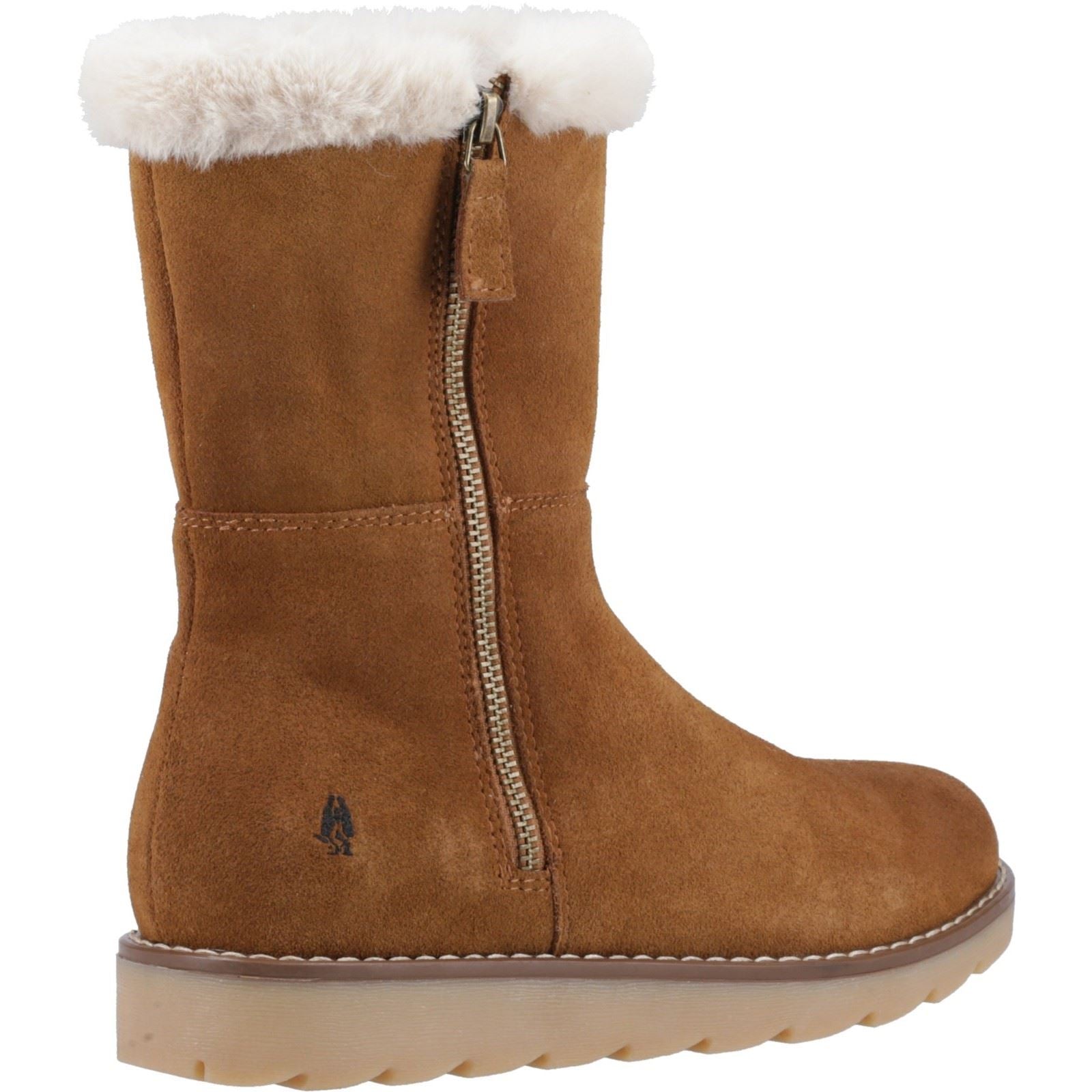 Hush Puppies Mary Wildleder Damen Tan Stiefel