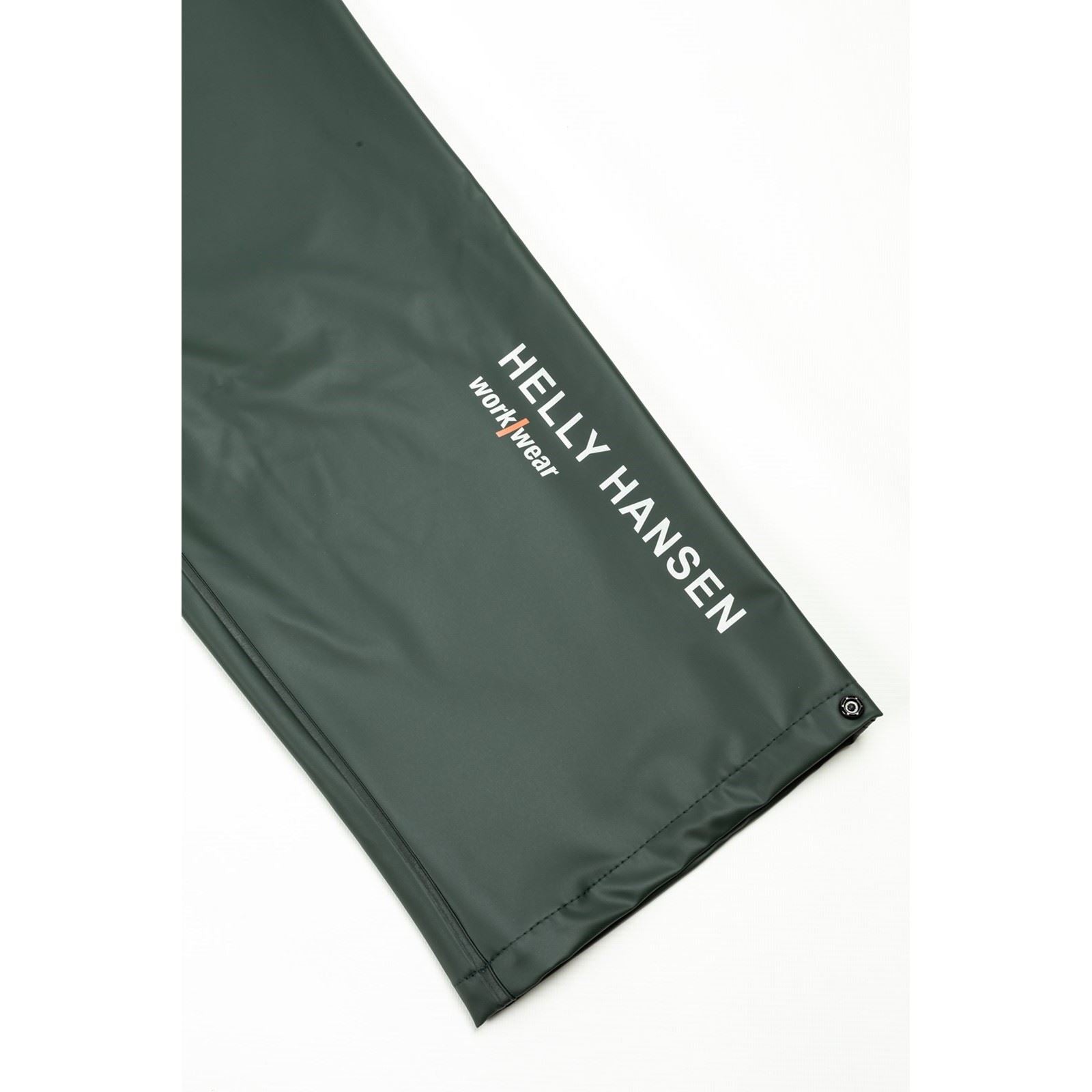 Helly Hansen Workwear Voss Polyester Unisex Erwachsene Grüne Regenhose