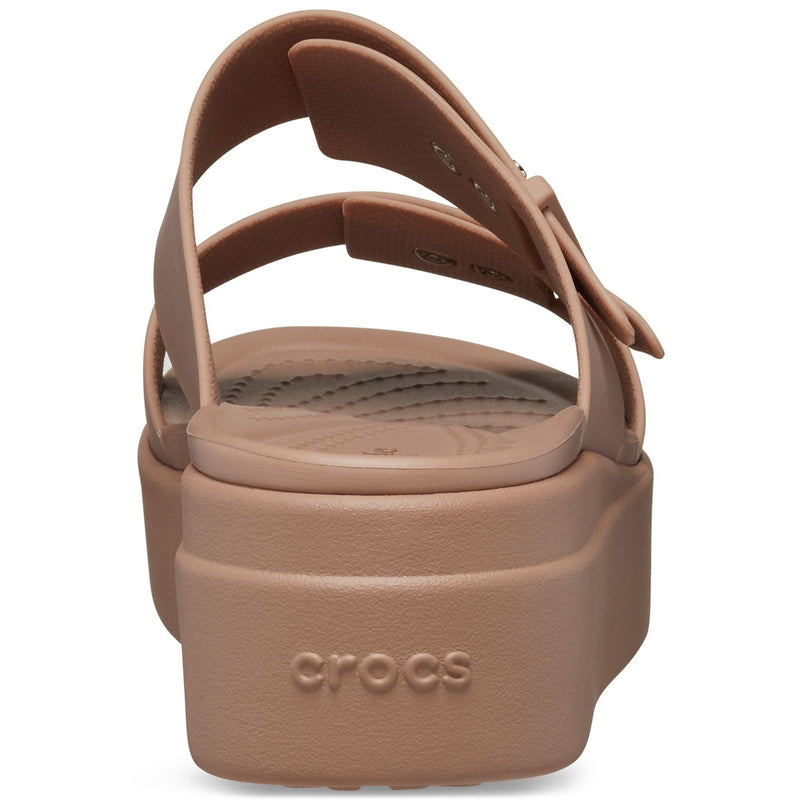 Crocs Brooklyn Damen Sandalen Aus Thermoplastischem Material In Latte Farbe.