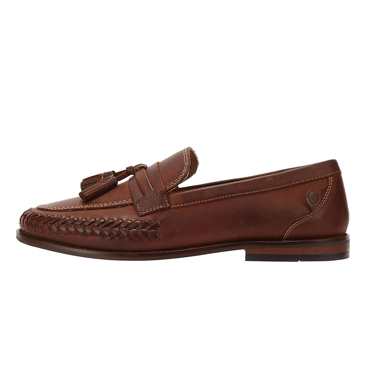 Hudson Leder Haldon Herren-Loafer In Hellbraun