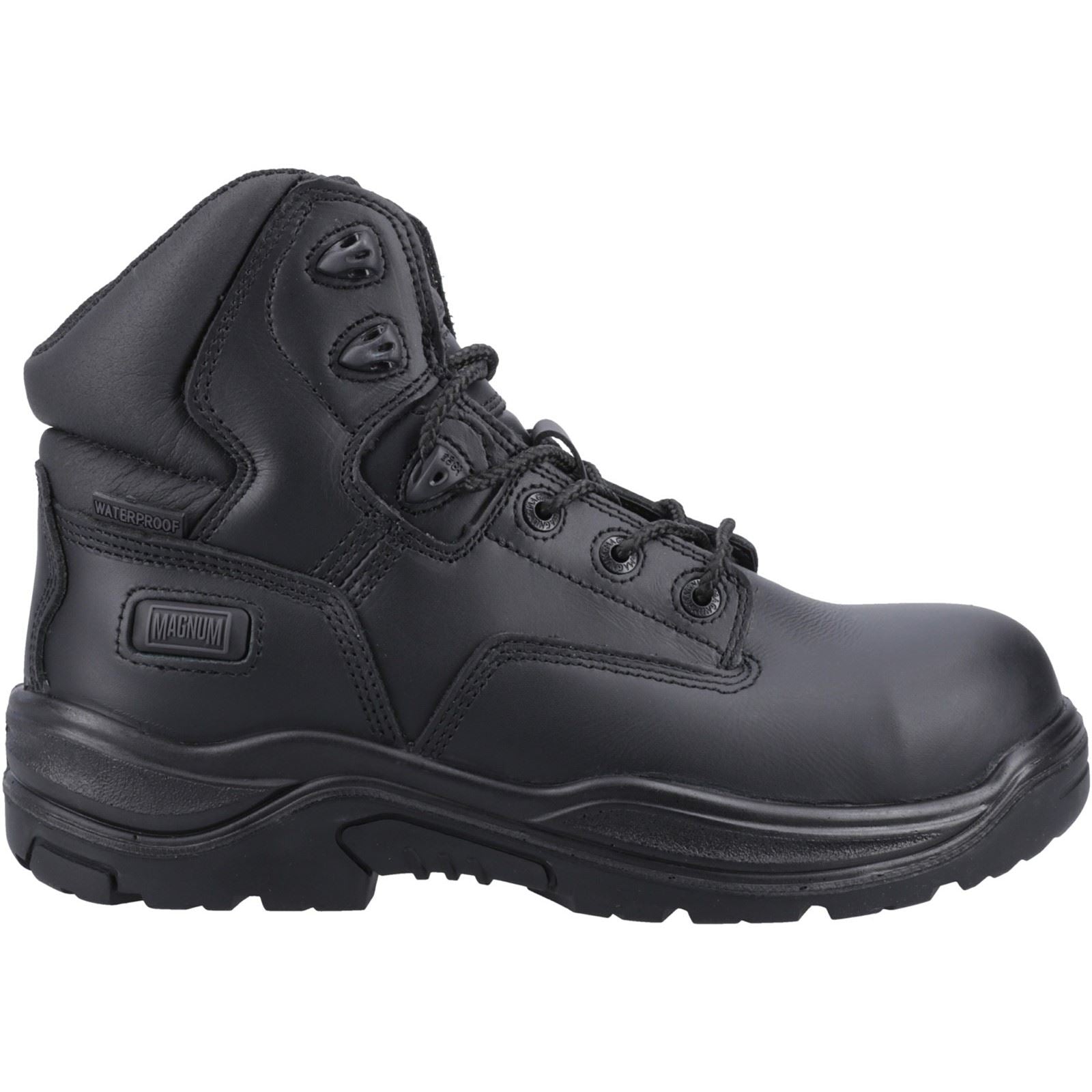 Magnum Responder Leder Schwarze Sicherheitsstiefel
