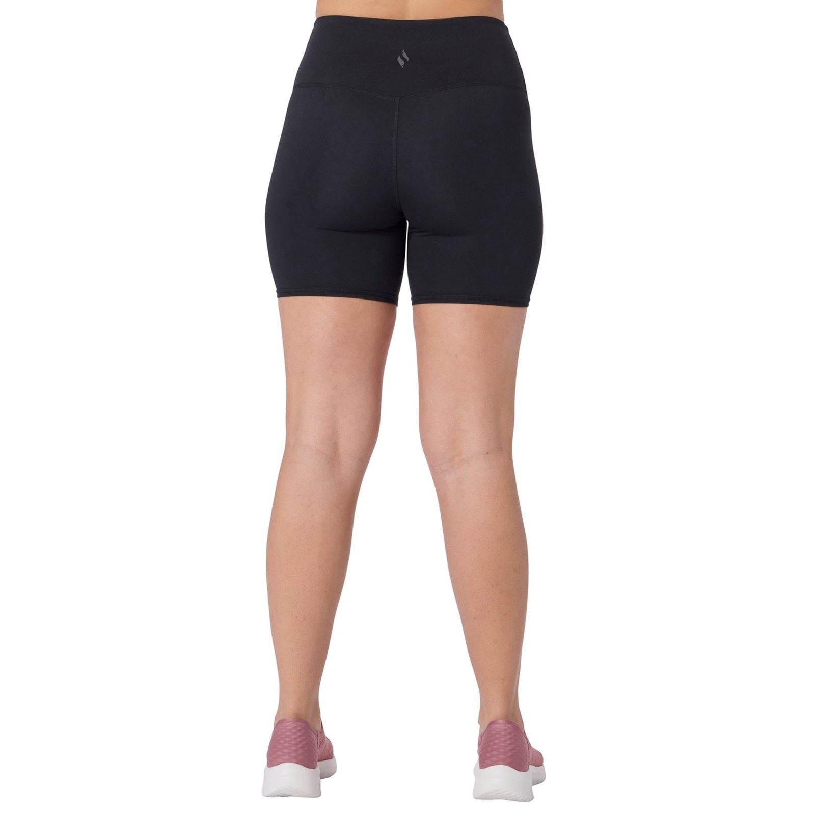 Skechers Goflex Slim 6" Bike Short Polyester Damen Schwarze Sportshorts