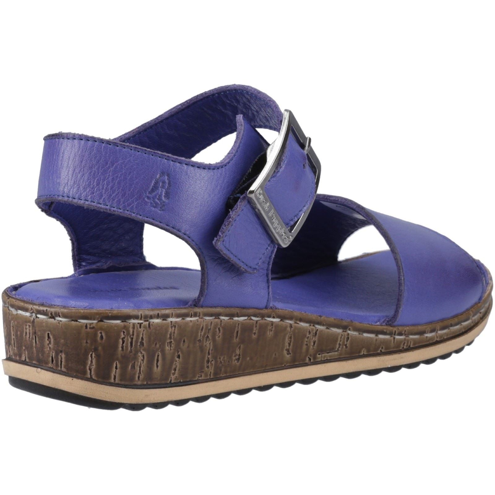 Hush Puppies Ellie Damen Sandalen Aus Leder In Indigoblau