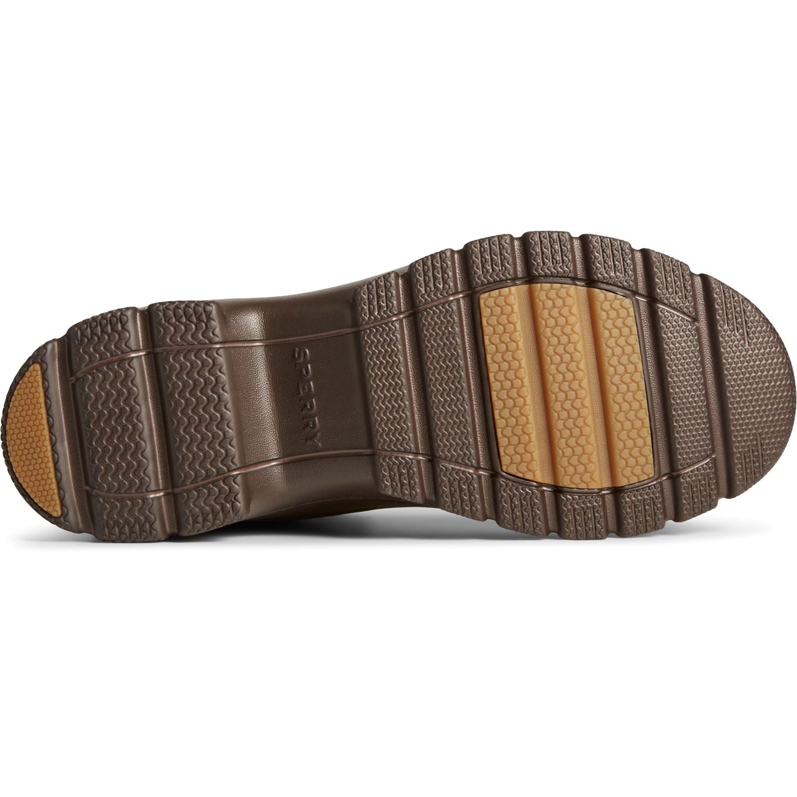 Sperry Duck Float Lederbraune Gummistiefel