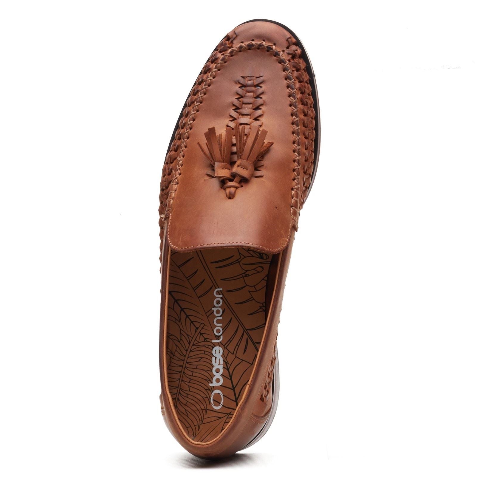 Base London Bracken Loafer Leder Herren Tan Slipper
