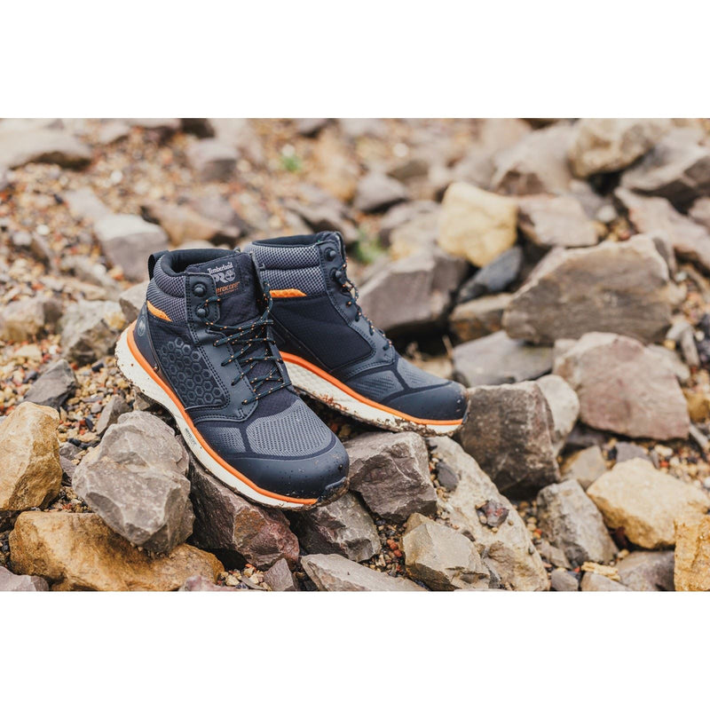 Timberland Pro Reaxion Mid Synthetic Schwarz/Orange Sicherheitsstiefel