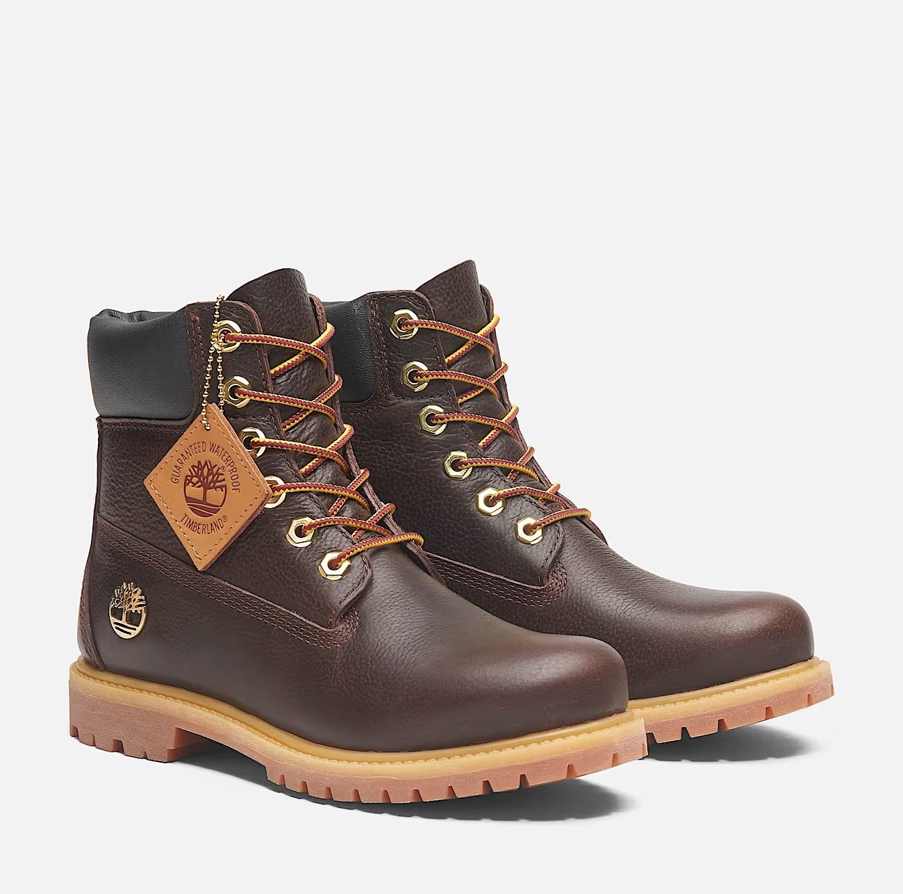 Timberland Premium Espresso 6 Inch Damenstiefel Aus Braunem Leder