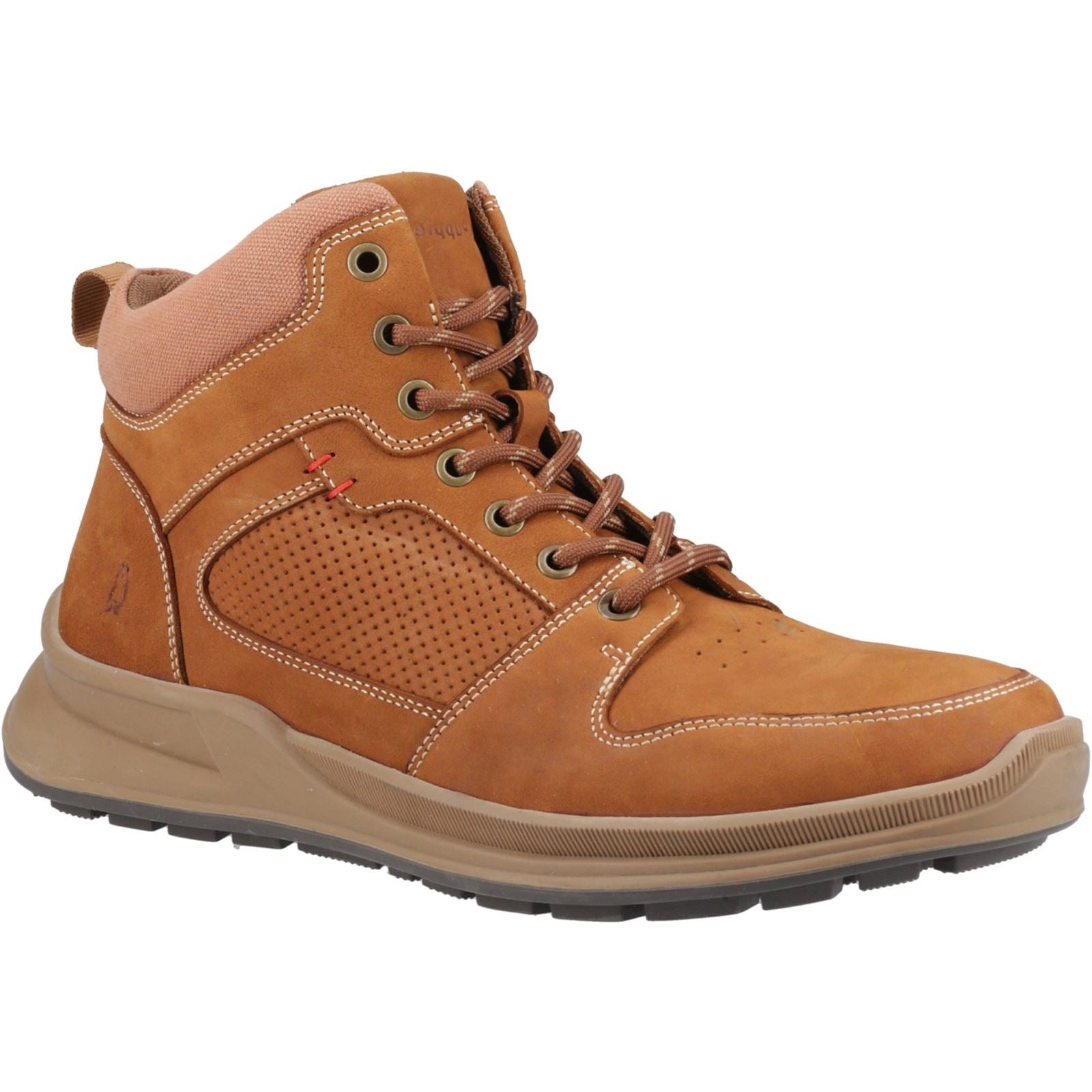 Hush Puppies Arnie Leder Herrenschuhe In Tan