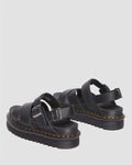 Dr. Martens Voss II Athena Damen Sandalen Aus Schwarzem Leder