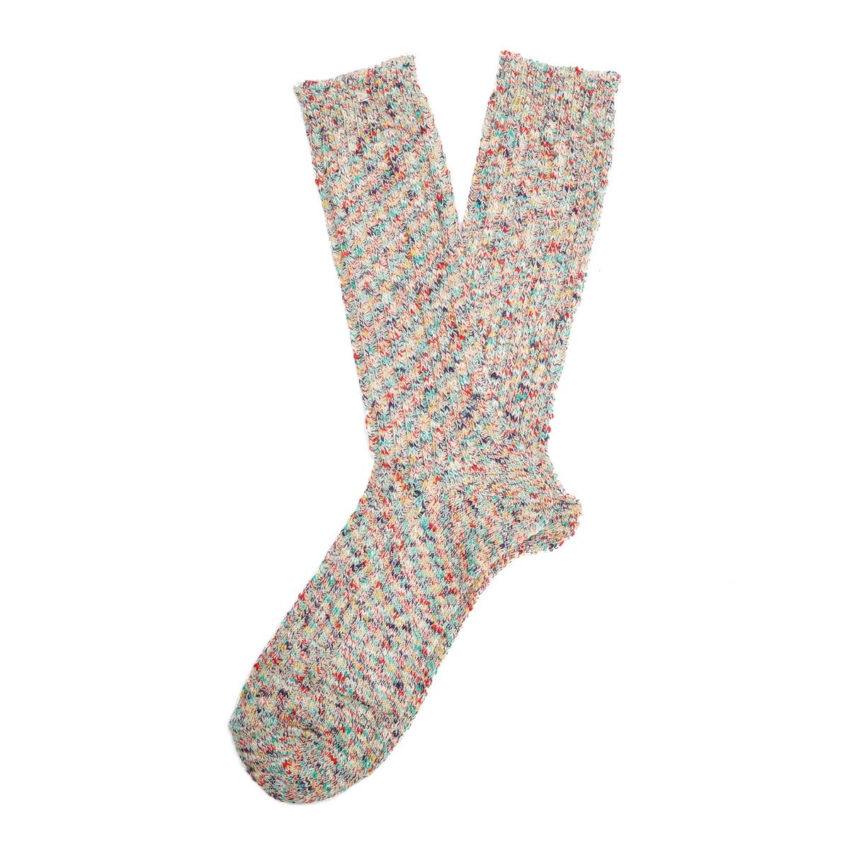 Anonymous Ism Homespun Art Yarn Crew Baumwollsocken Für Herren In Verschiedenen Farben Bis Zur Wade