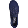 Skechers Breathe-Easy - Roll-With-Me Textile Damen Navy Sneakers