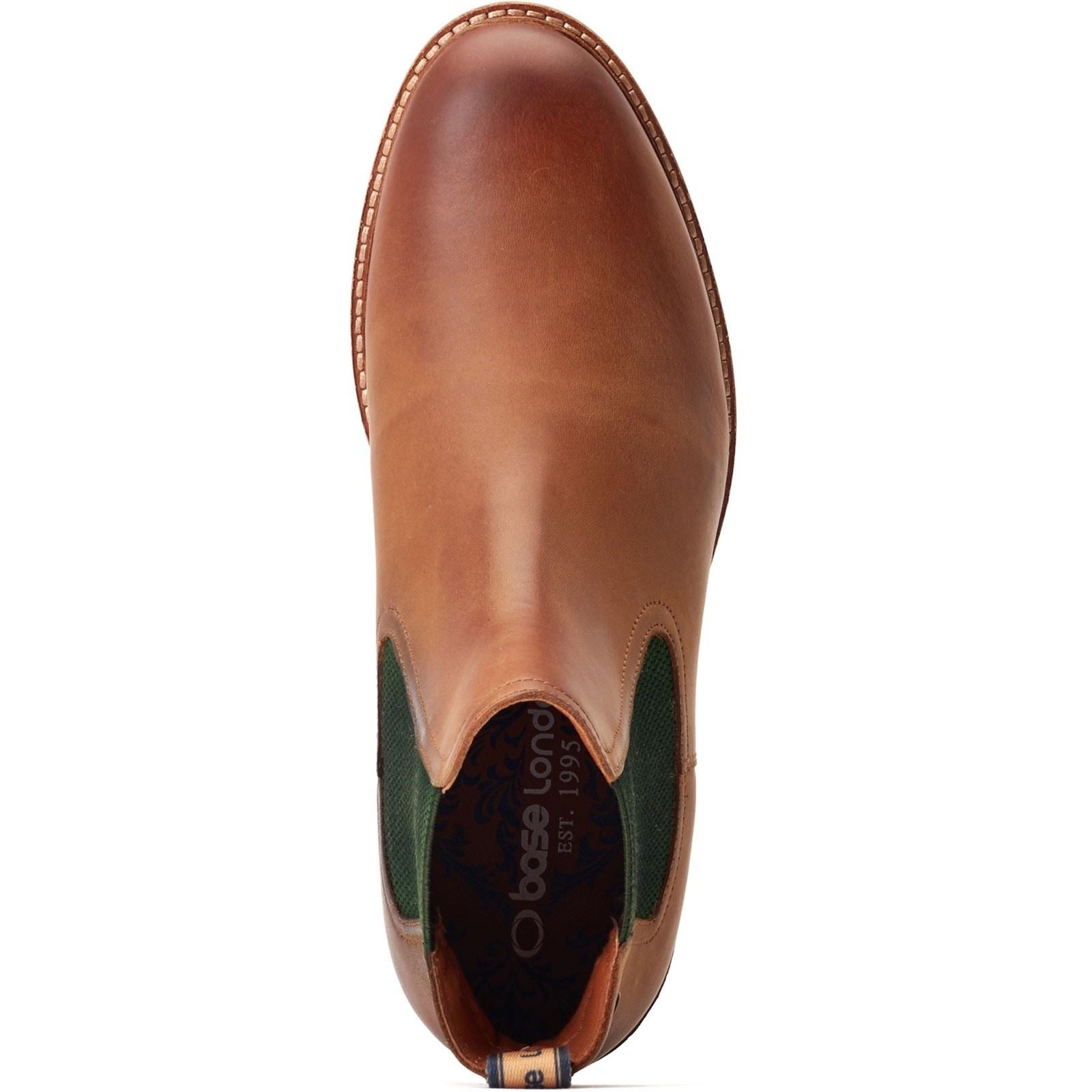 Base London Wynn Leder Herren Stiefel In Tan