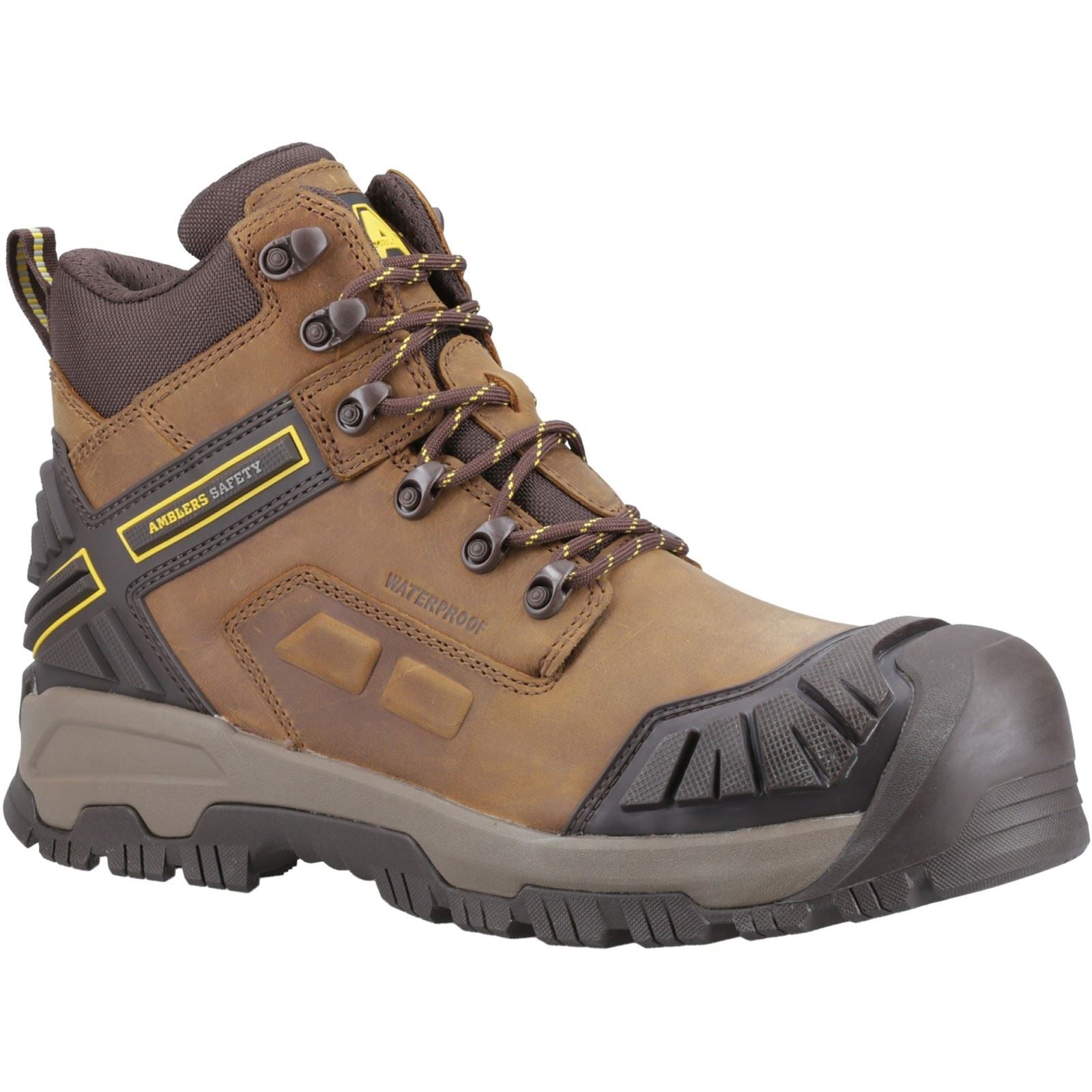 Amblers Safety Quarry Lederbraune Sicherheitsstiefel