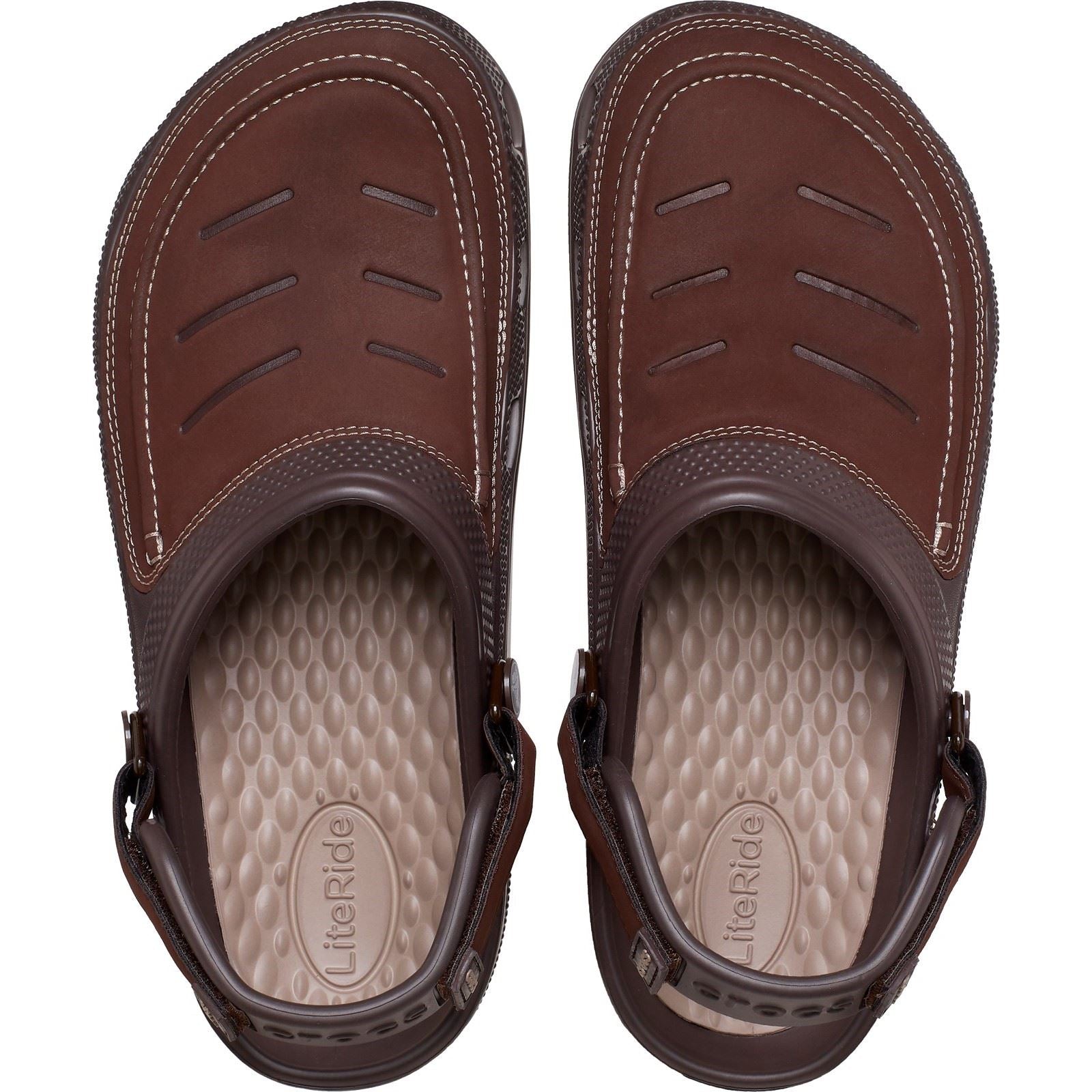 Crocs Yukon Vista II Herren Clogs Aus Synthetik In Espresso/Pilzfarben