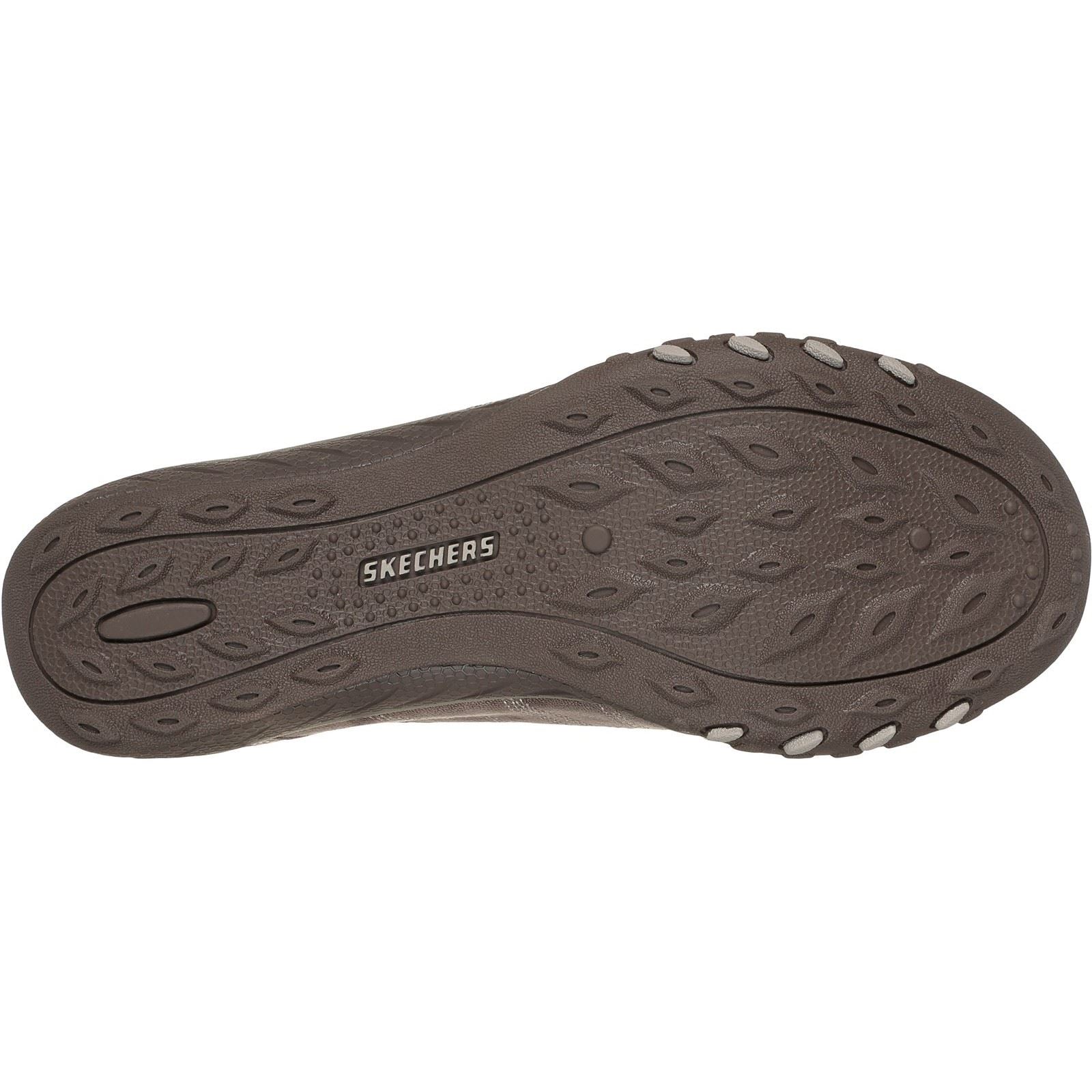 Skechers Breathe-Easy Home-Body Textile Damen Sneaker In Dunklem Taupe