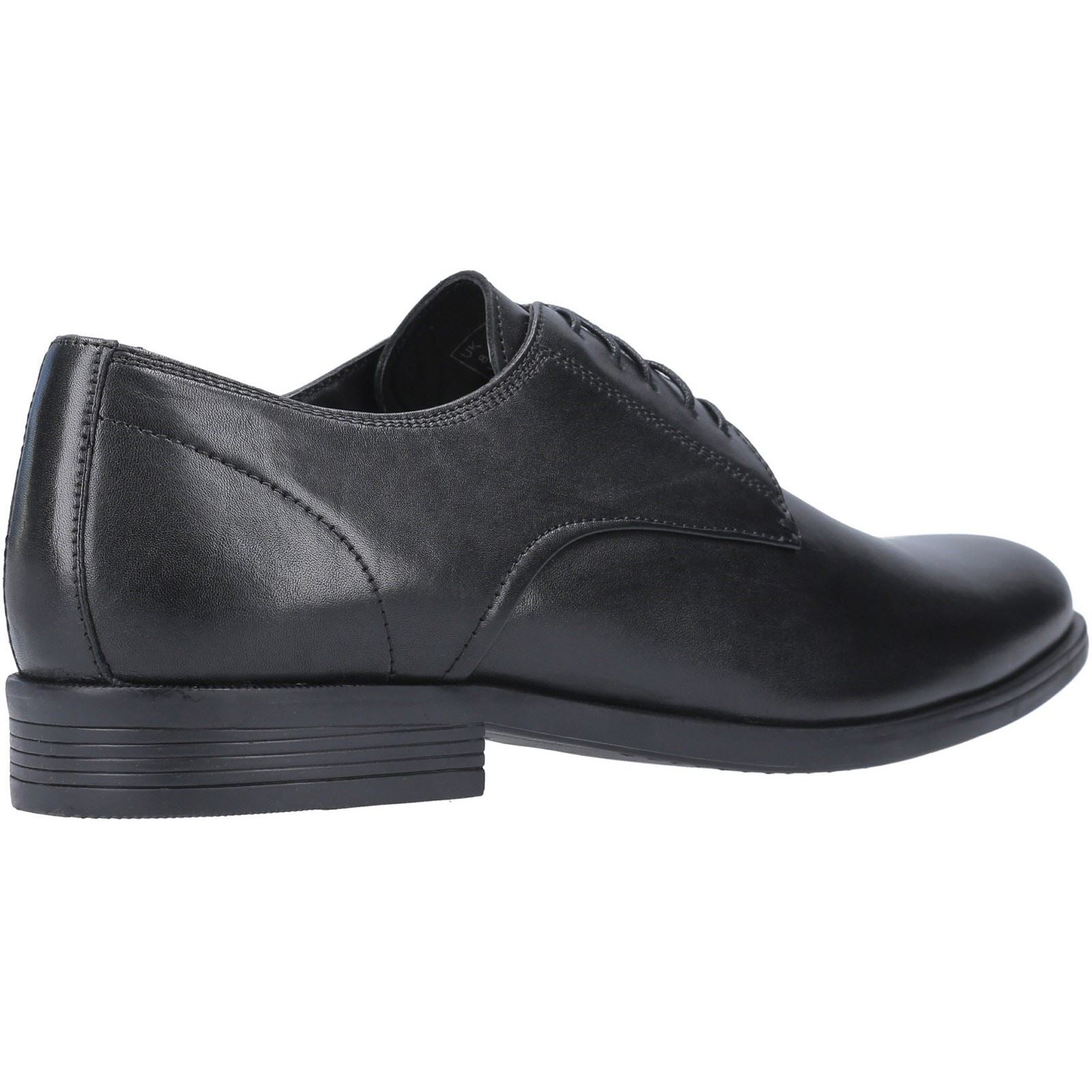 Hush Puppies Oscar Clean Toe Schwarze Farbe Herren-Schnürschuhe Aus Leder