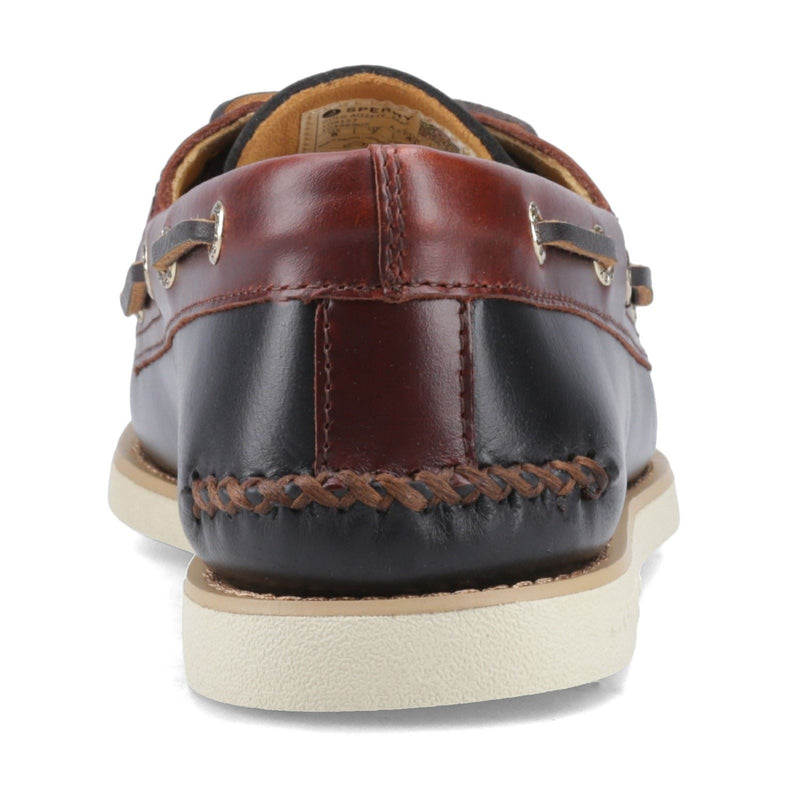 Sperry Authentic Gold Cup Herren Bootsschuhe Aus Schwarzem/Braunem Leder