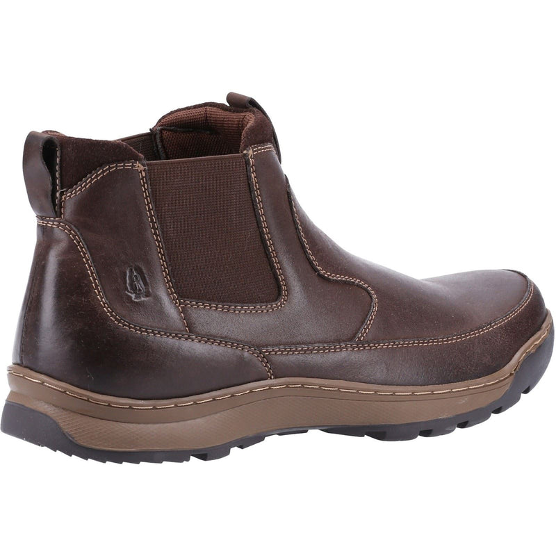 Hush Puppies Gavin Leder Herren Stiefel Braun
