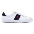 Ralph Lauren Vulc II Weiße Ledersneaker Für Herren