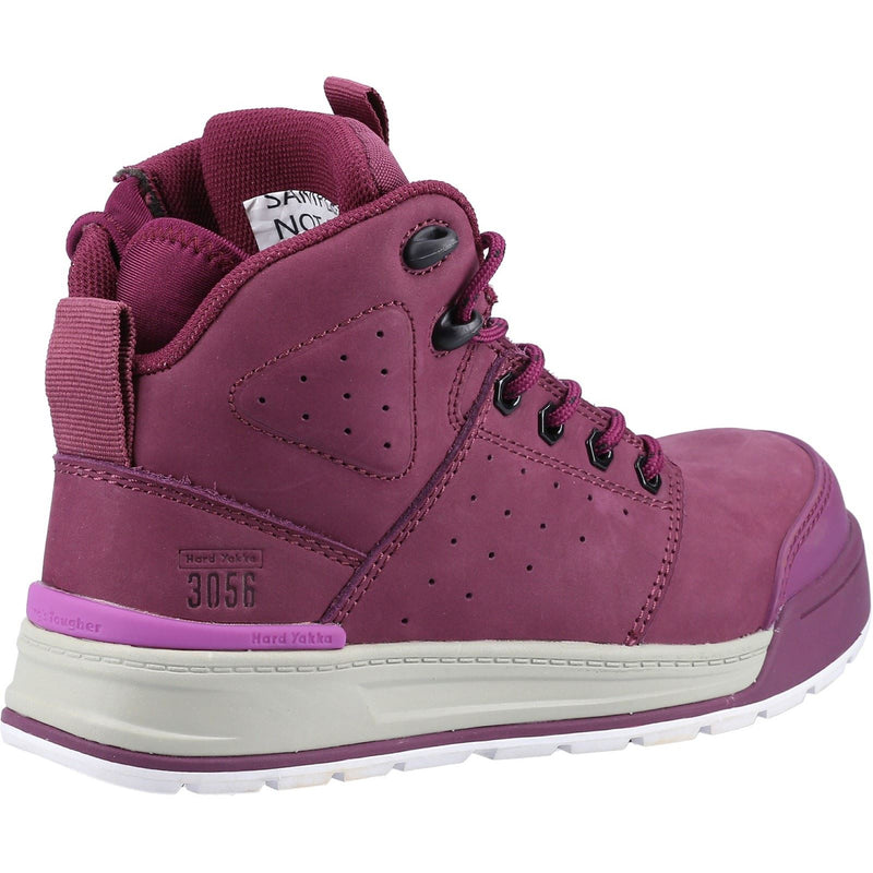 Hard Yakka Dreitausendsechsundfünfzig Spitzenleder Damen Shiraz Sicherheitsschuhe