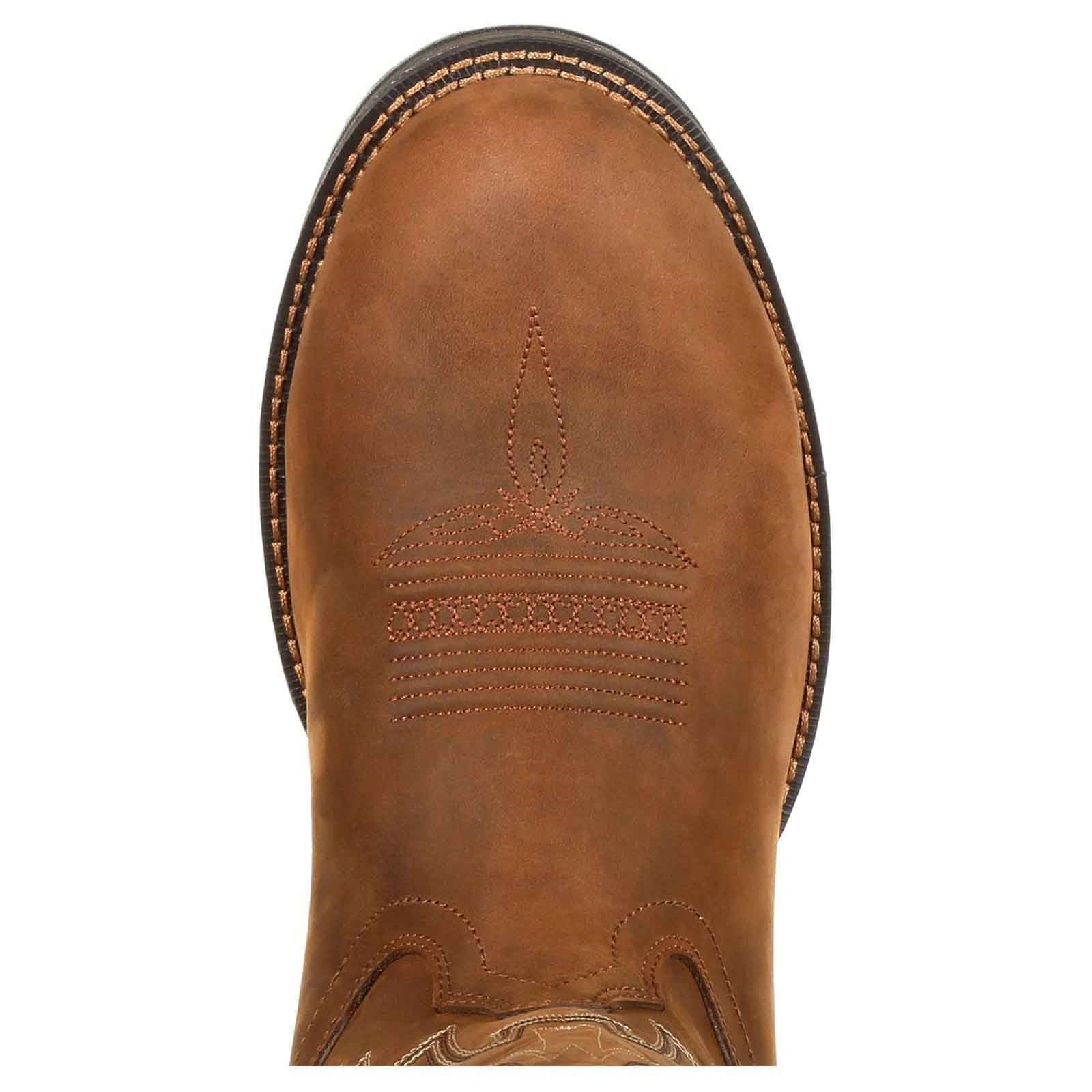 Durango Rebel Leder Herren Stiefel In Coyote Braun