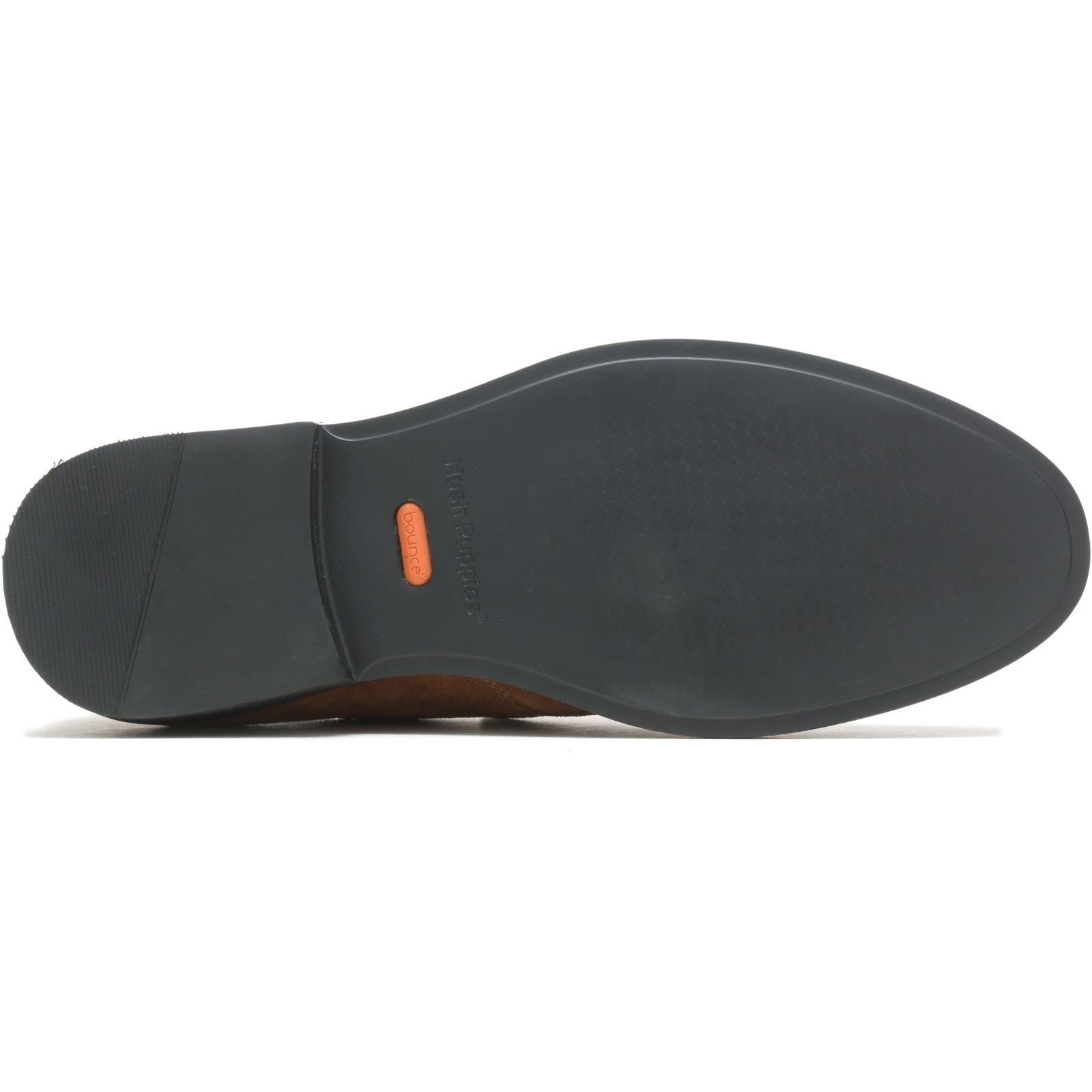 Hush Puppies Earl Slip On Herren Wildlederslipper In Kastanienbraun