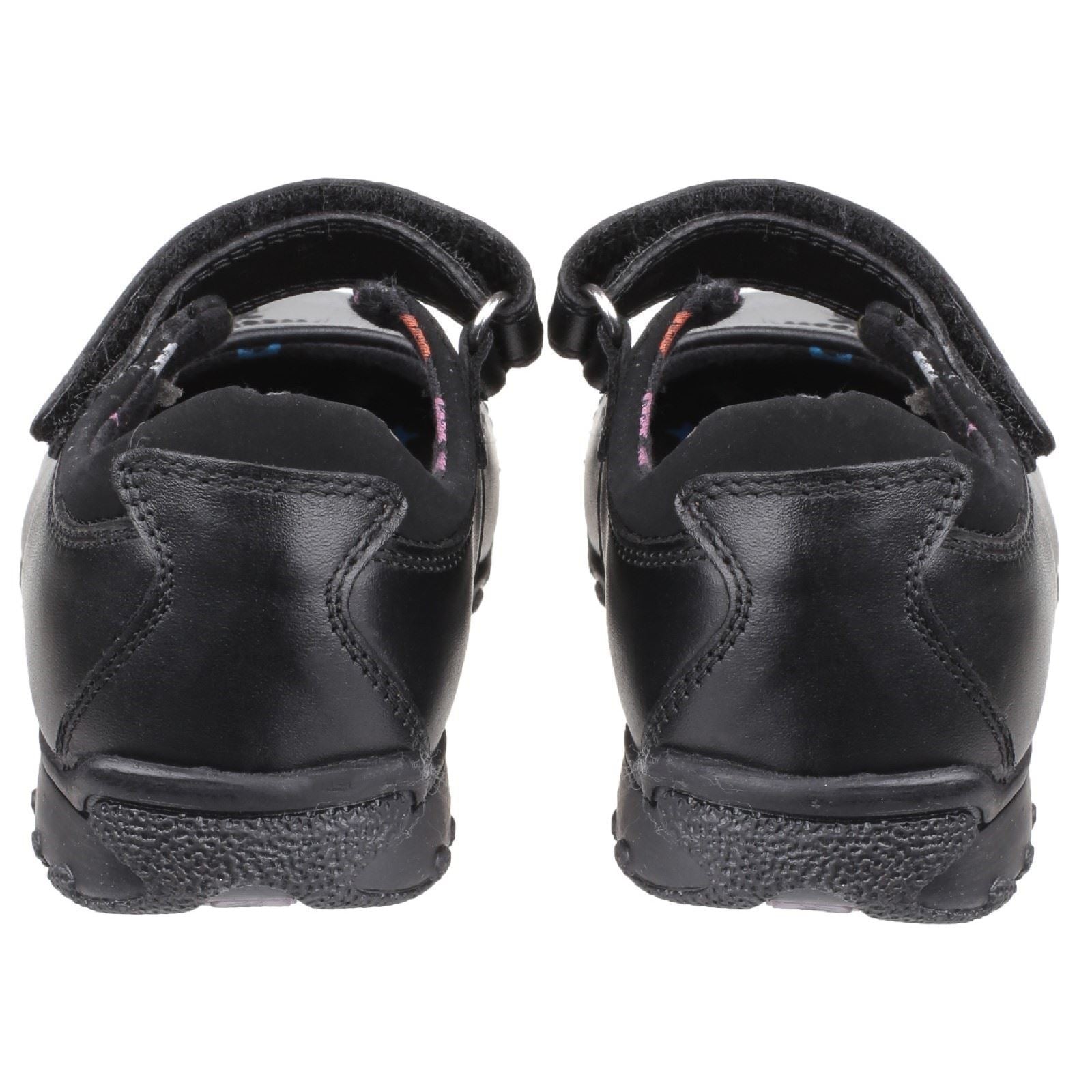Hush Puppies Clare Senior Mädchenschuhe Aus Schwarzem Leder