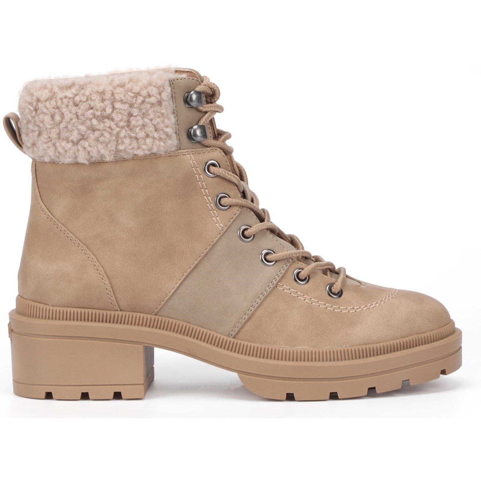 Rocket Dog Icy Stoff Damen Stiefeletten In Taupe